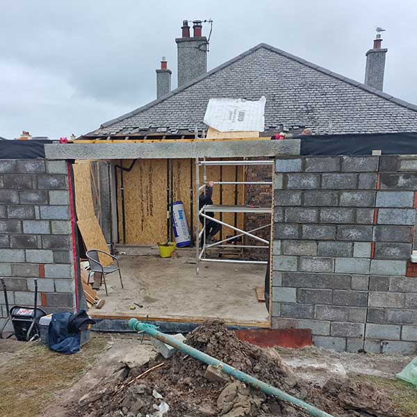 Home Extension Block Masonry