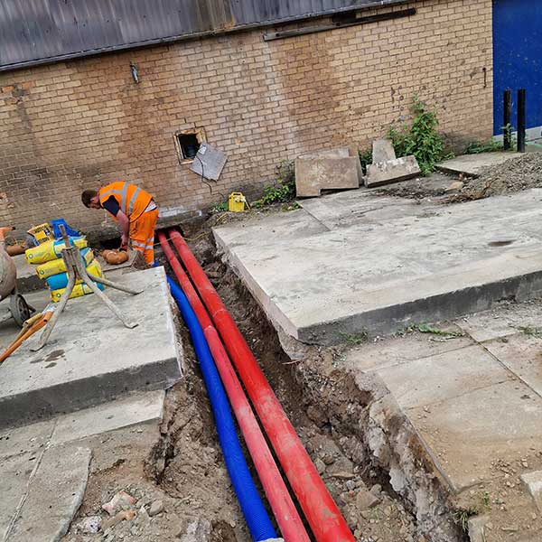 Utility Work Pipes