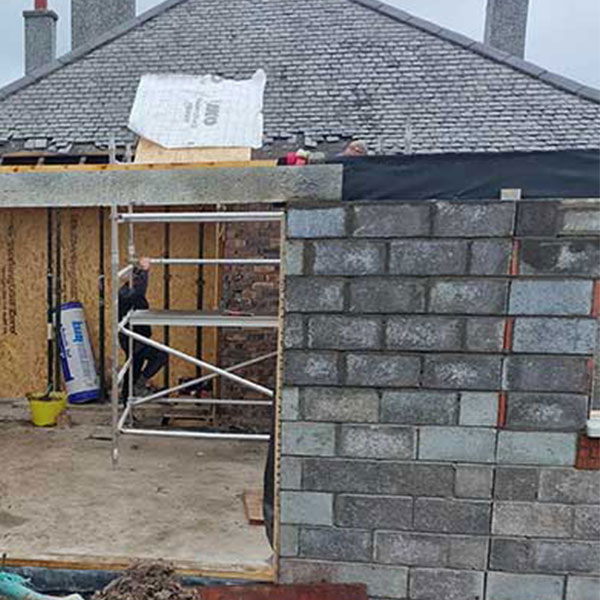 Home Extension Brickwork West Lothian